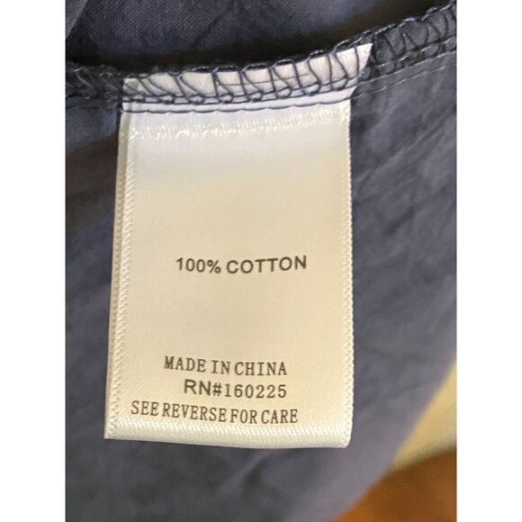 STITCHDROP Womens Tempe Cotton Tiered 100% Cotton Midi Dress Medium Blue SP NWT - Picture 8 of 12